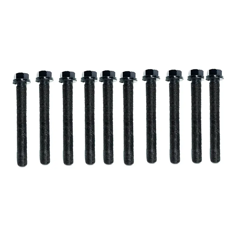 10 Pieces Cylinder Head Bolts 276-8134 for Caterpillar CAT C4.4 Perkins 1104D-E44T Engine