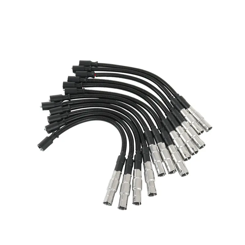 12 Pieces Spark Plug Ignition Wire Set 1121500118 1121500218 for Mercedes-Benz C280 C320 C43 ML SLK 320