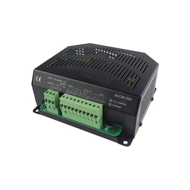 12V 6A Auto Battery Charger BACM1206 for Lead-acid Engine Starter Battery