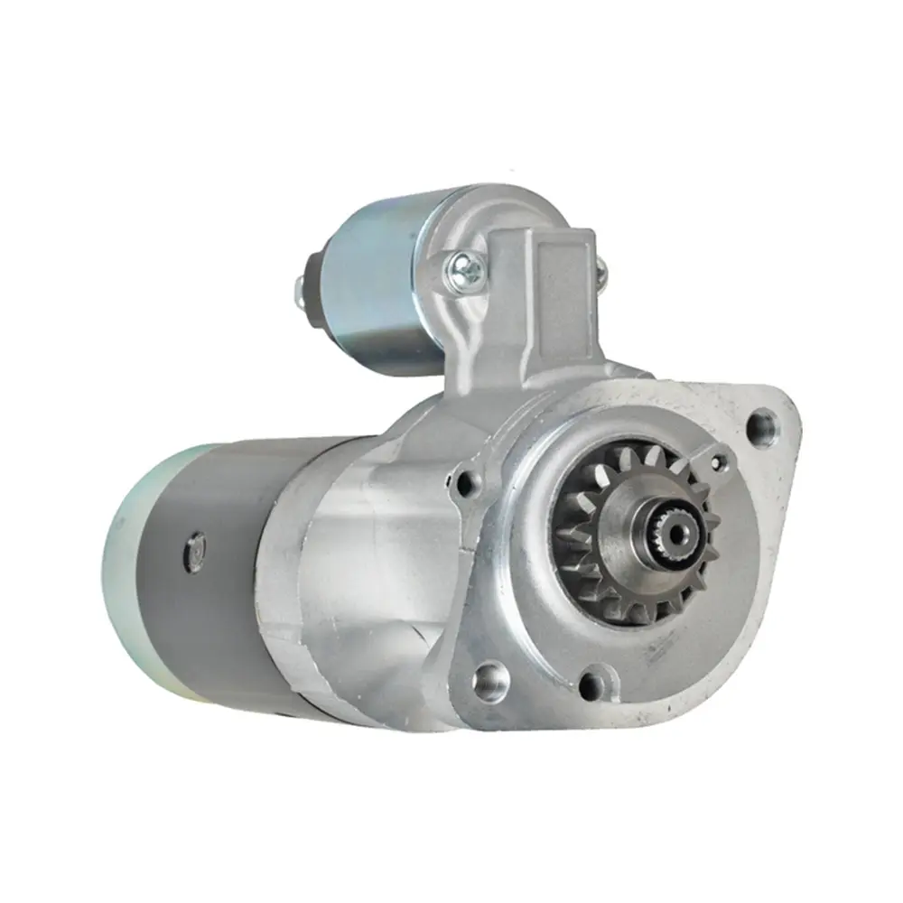 12V 15T Starter Motor MM317600 for Mitsubishi L2A L2E L3E Volvo EC14 EC15 Terex TC15 TC16 TC20