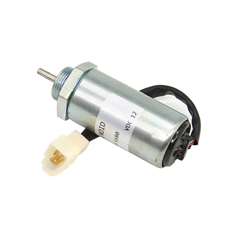 12V Stop Solenoid 8973295680 MV1-81 For Hitachi Excavator EX35U EX27U EX50U