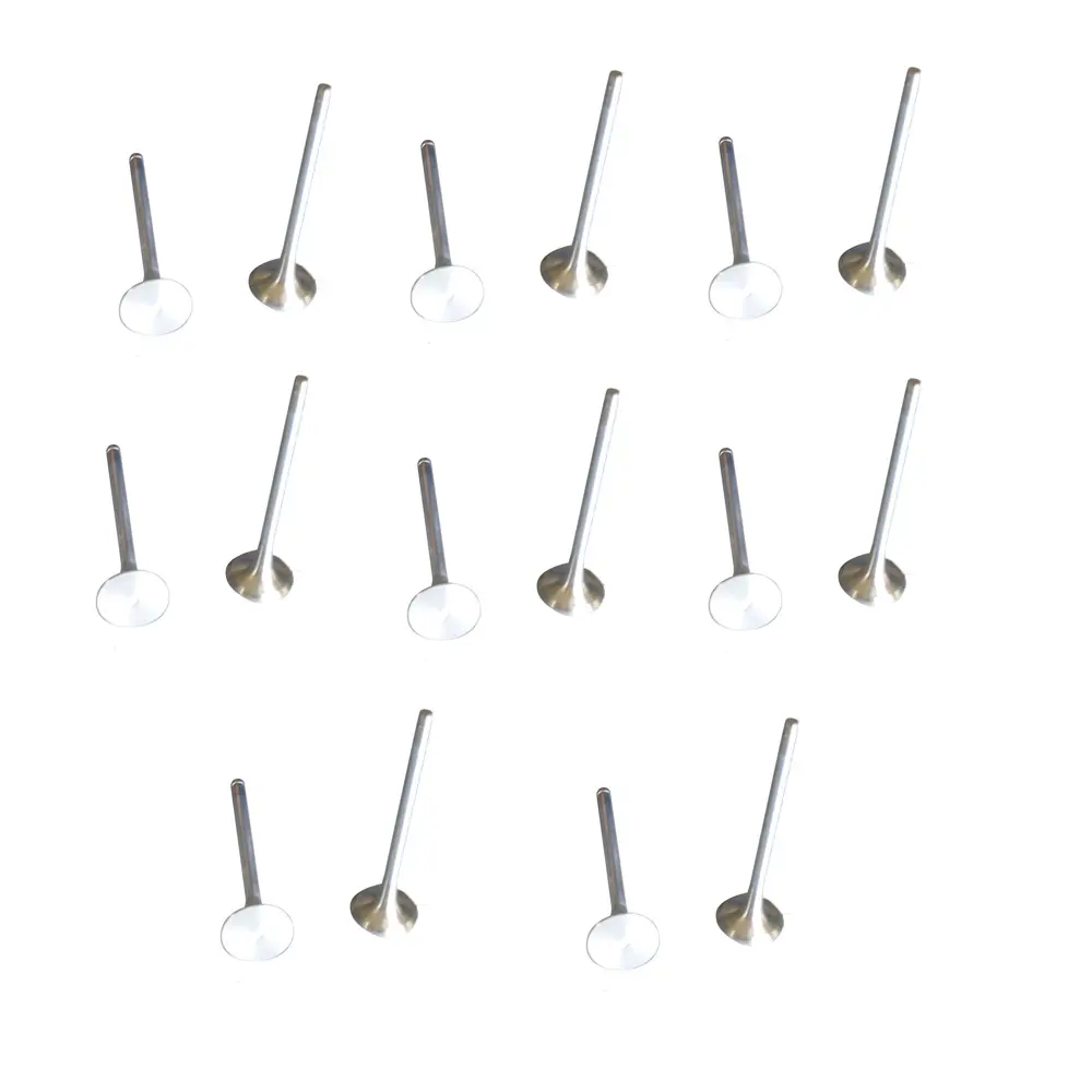 16 Pcs Exhaust Valves for Deutz BF8M1015C Engine