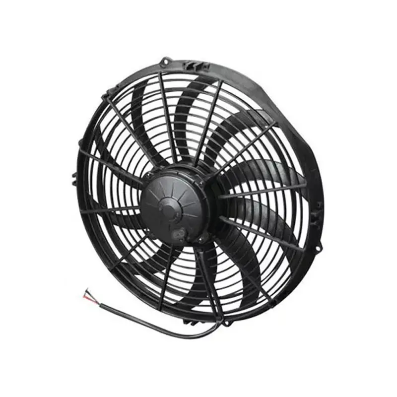 24V 14" Aftermarket Spal 30102566 VA08-BP71/LL-53A Curved Puller Fan for Generator Excavator Loader