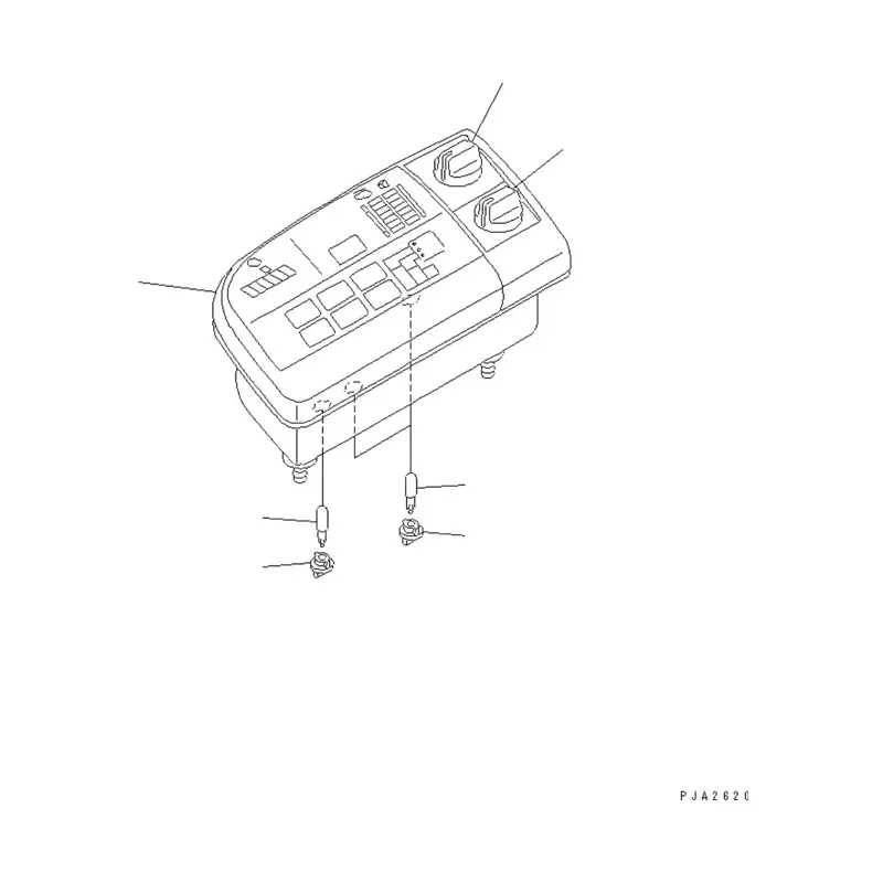 24V Monitor 7824-86-4000 for Komatsu Excavator PC75UU-3 PC75UU-2 PC75UU-2E