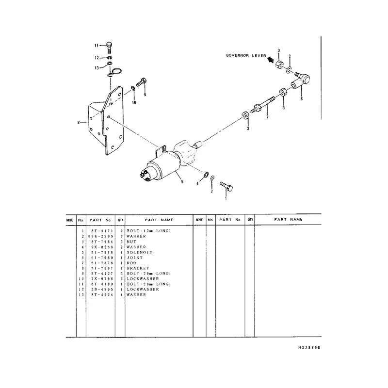 Buy 24V Shutoff Solenoid 5I7518 for Caterpillar CAT Track Excavator 311 312 320 320L Engine 3064 3066