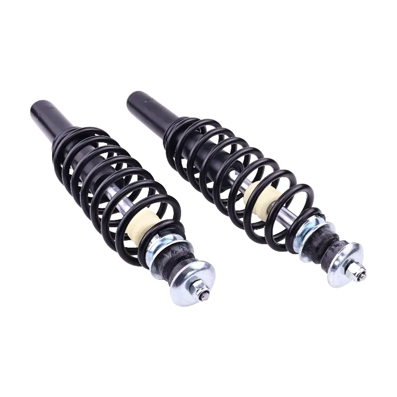 2 Pieces Front Coil-Over Shock Absorber with Bushing Washer Kit AM137957 AM135372 for John Deere HPX615E HPX815E XUV620i XUV850D