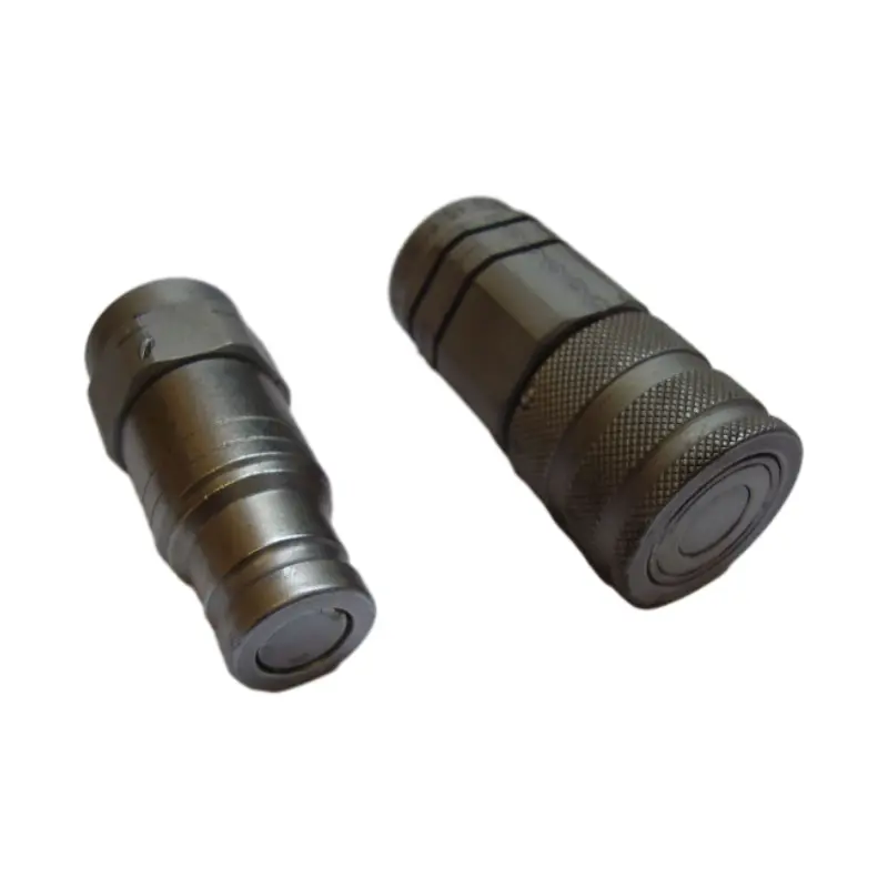 3/8 Thread 3/8" BSP Flat Face Male & Female Coupling 45/910700 45/910600 for JCB 406 409 420 2CX 3CX 412S 4C 528-70