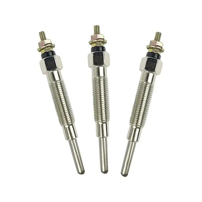 3 PCS Glow Plug For Mitsubishi S3L2 Engine Peljob EB250 EB300 EB306 Excavator