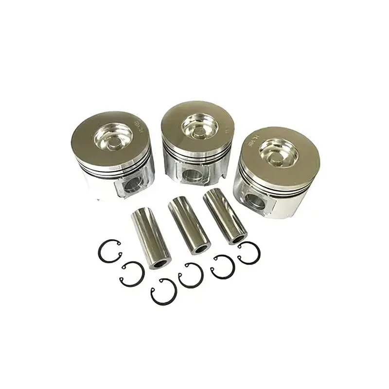 3 set Contains Piston Pin Piston Snap For Hitachi Excavator EX22 EX25 Isuzu Engine 3KR1 Piston