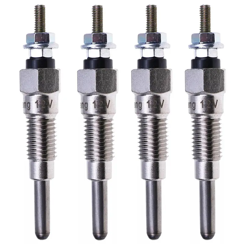 4 Pieces Glow Plug 11065-34W00 11065-Y1404 for Nissan Engine SD22 SD23 SD25 Vehicle Atlas Caravan