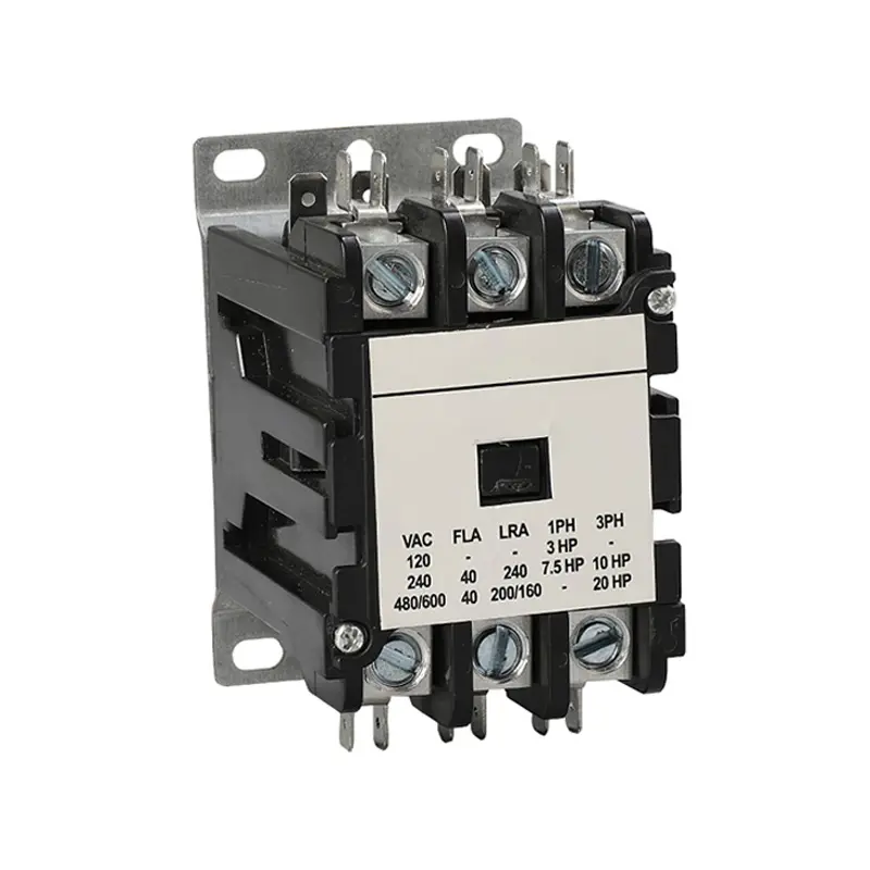40A 2 Pole 120V Contactor Single Phase AC Contactors HCDPY212040CC