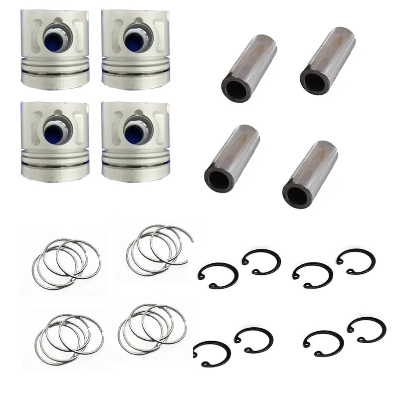 4 Cylinders STD Piston Set With Ring 5-12111-622-2 for Isuzu 4JB1T Turbo Engine Round Top
