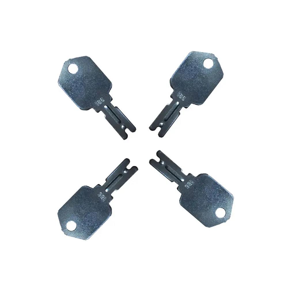 4 Pcs For Clark Crown Gradall Gehl Hyster Komatsu Yale #166 Forklift Ignition Key