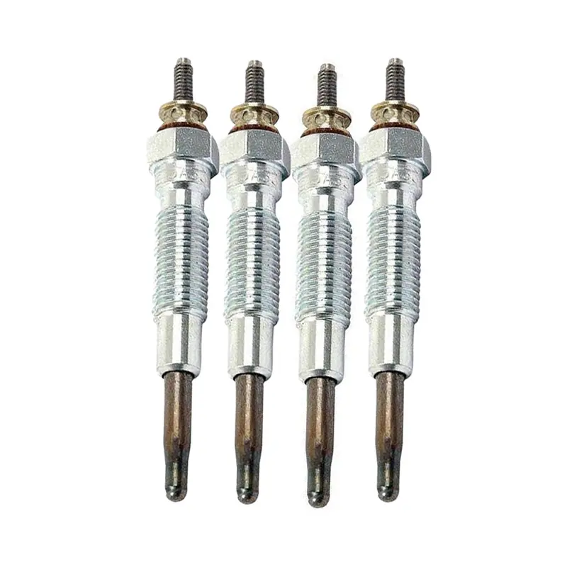 4 Pcs Plug Glow MM409510 for Mitsubishi S4S S4L S4L2 Engine Compact Tractor TCM Forklift