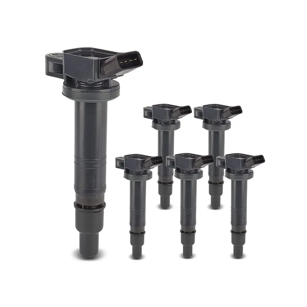 6 PCS Ignition Coil 90919-02248 for Toyota 4Runner V6 4.0L 06-11 Camry L4 2.4