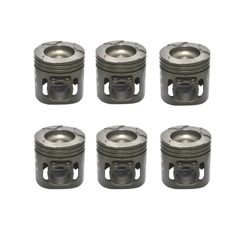 6 pcs Piston 6211-32-2130 for Komatsu S6D140E-2B SA6D140-2B SA6D140-2C Engine in USA