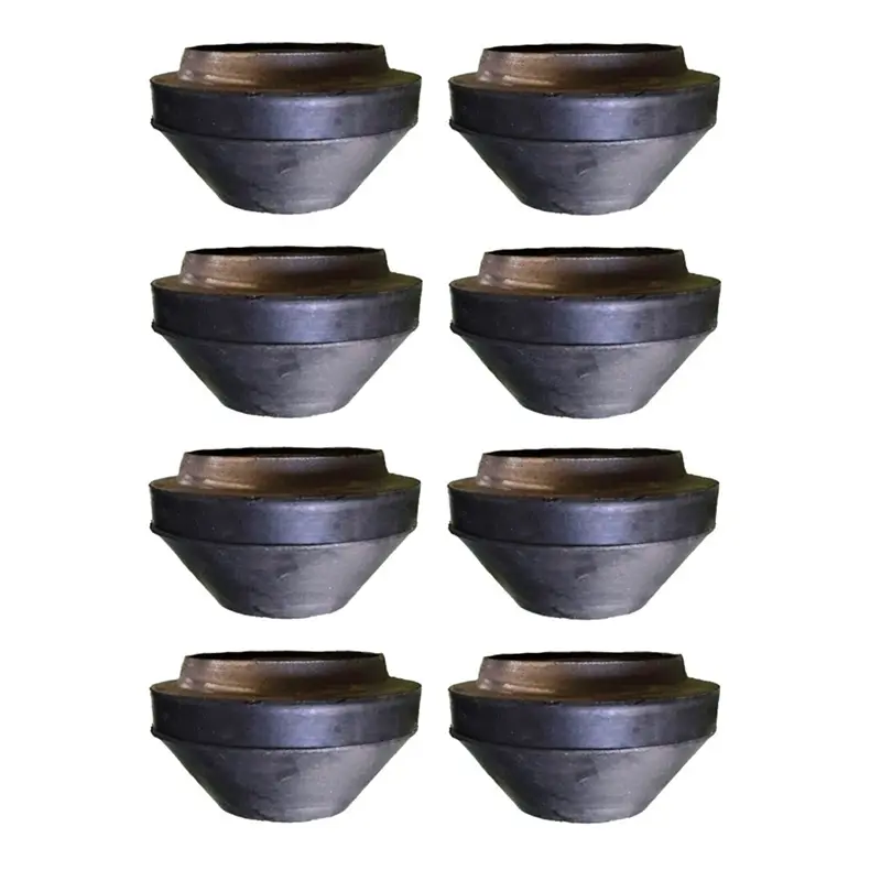 8 Mount Rubber Cushions 4355158 for John Deere Excavator 27C 27ZTS 35C 35ZTS 50C 50D 50ZTS