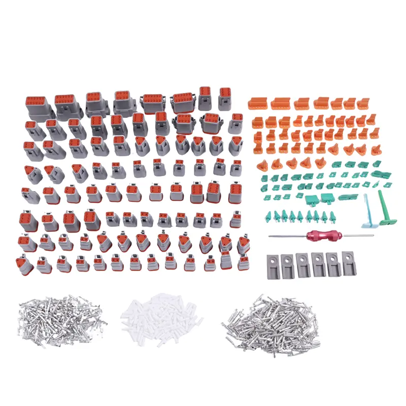 800 Pcs Deutsch DT Connector Kit Stamped for 14 16 18 20 GA. WIRE