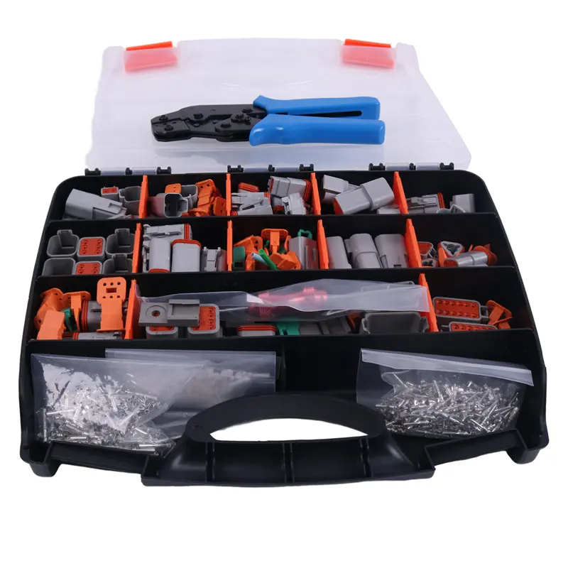 800 Pcs Deutsch DT Connector Kit With SN-48B Crimp Plier Tool