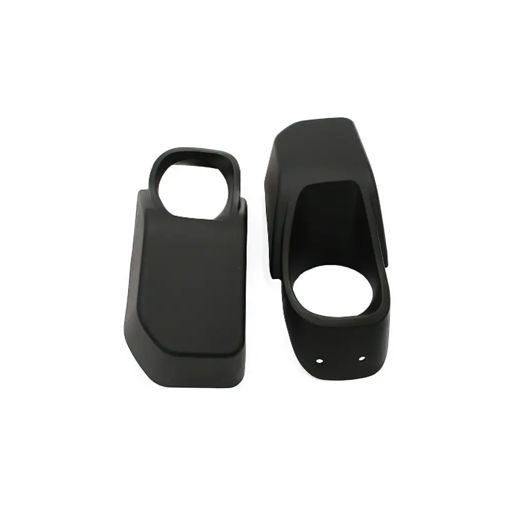 A Pair Steel Bumper Fog Light Lamp Covers 68231963AA 68231962AA for 13-18 Jeep Wrangler JK