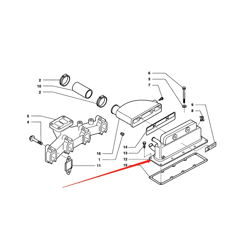 Aftercooler 5262613 4947109 3929333 for Cummins Engine 4BT 4BTA 4BTAA3.9