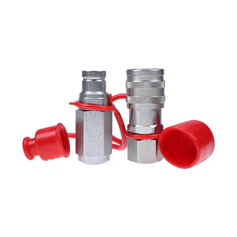 Aftermarket SUMMIT FF38-06N-SET 3/8" Flat Face 3/8" NPT Thread Hydraulic Quick Connect Coupling Set