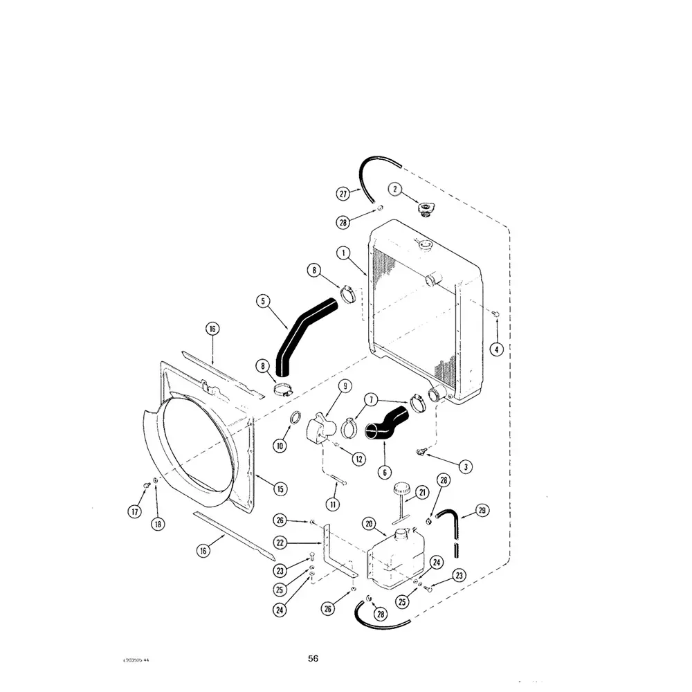 Connection Water Inlet Elbow J934877 for CASE Engine 4391 RP85 Tractor MX100 MX110 MX120 MX135 MX150 MX170