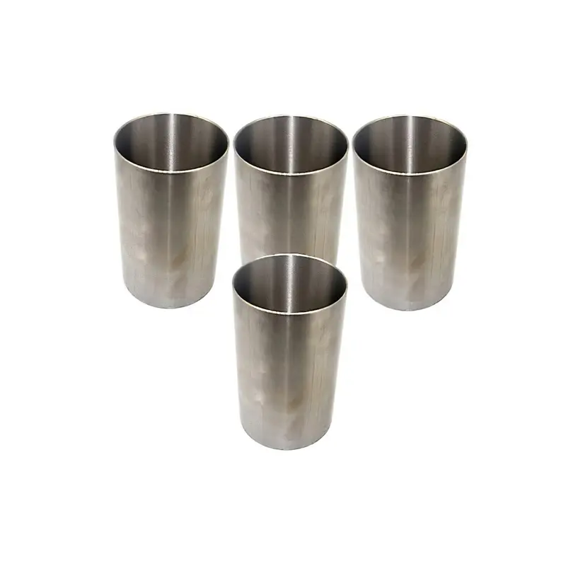Cylinder Liner 4 Units 1 Set For Komatsu Midi Excavator PC70FR-1 PC75R-1 PC75R-2 Yanmar Engine 4TNE98 Komatsu Engine 4D98E