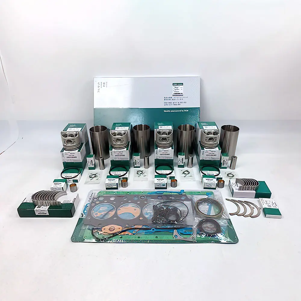 Cylinder Liner Kit Engine Four Matching for Komatsu Crawler Tractor D21A-7T-M D21P-7T-M Yanmar Engine 4TNE98 Komatsu Engine 4D98E