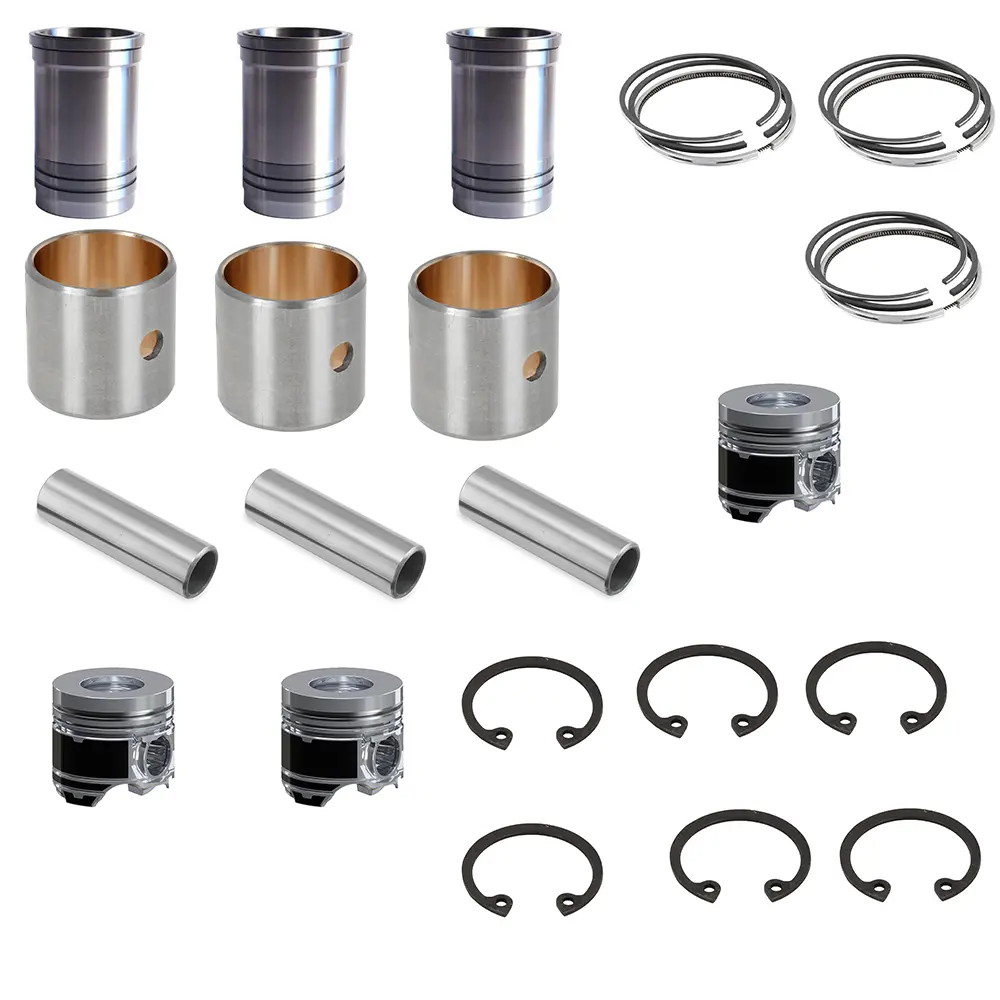 Cylinder Liner Kit Four Matching for Airman PDS90 Isuzu Engine 3KC2 Engine