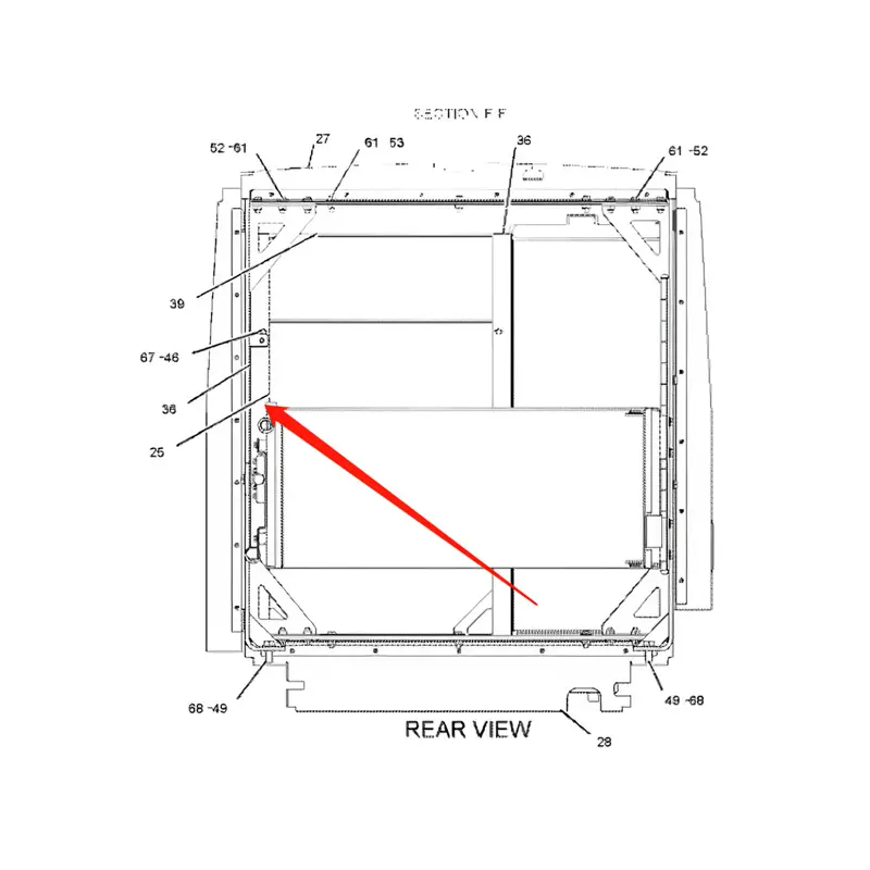 Engine Water Radiator 2253318 for Caterpillar CAT 966GII 972GII