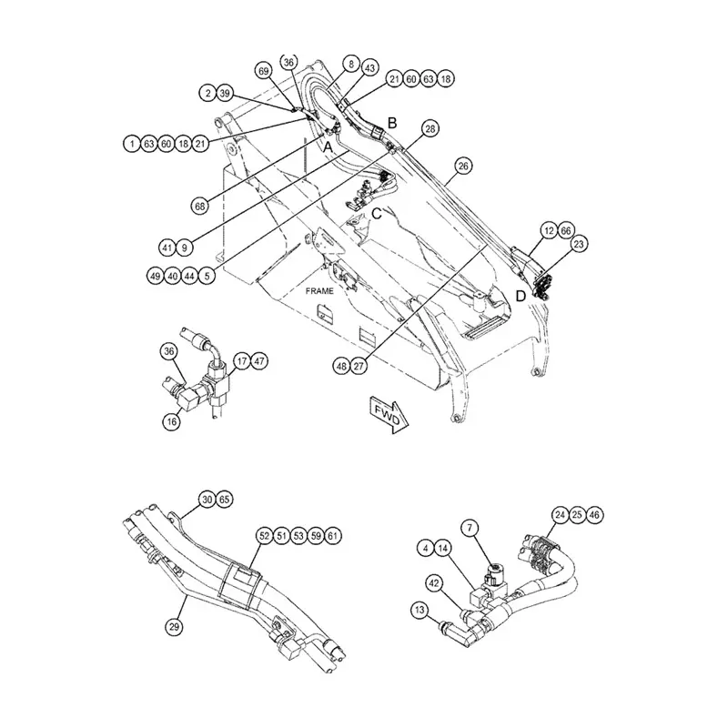 Female Hydraulic Flat Face Quick Coupler 4264051 for Caterpillar CAT 272D2 236 246 252 248 262 216 226 232 242 228