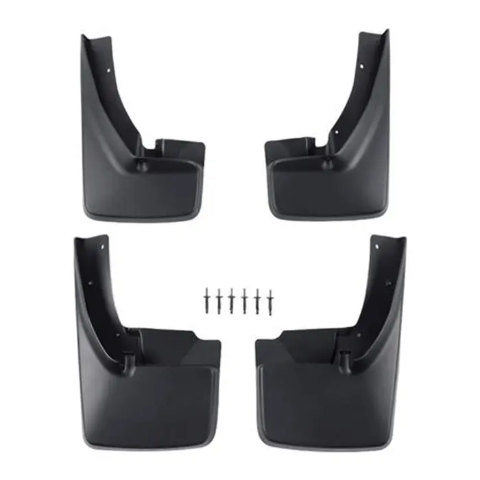 Front Rear Deluxe Molded Splash Guards Mud Flaps 82214137 82214136 for 2009-2018 Dodge Ram 1500