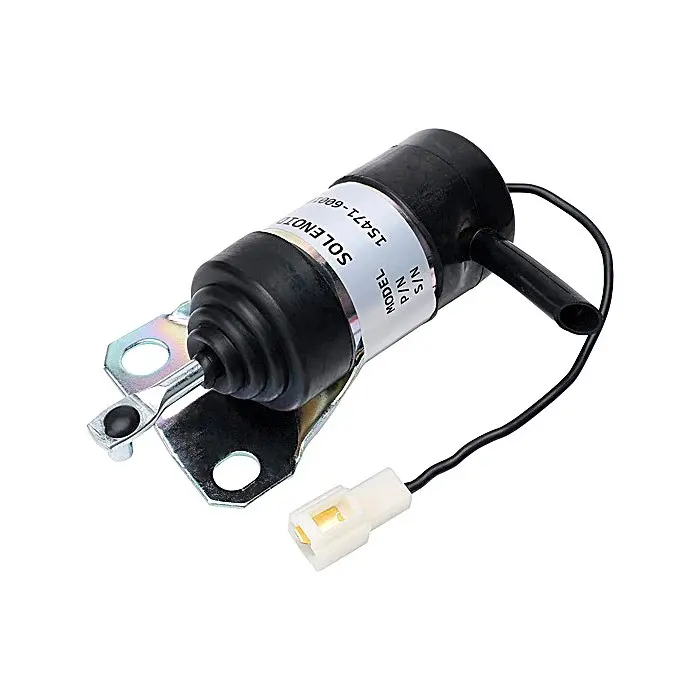 Fuel Solenoid 129953-77811 1751ES-12A3UC12B1S SA-4673-S for Hyundai R55-7 R60-5 Volvo EC55 ECR88 Yanmar Vio55 Vio75 Engine 4TNV94 4TNE94L 4TNV98
