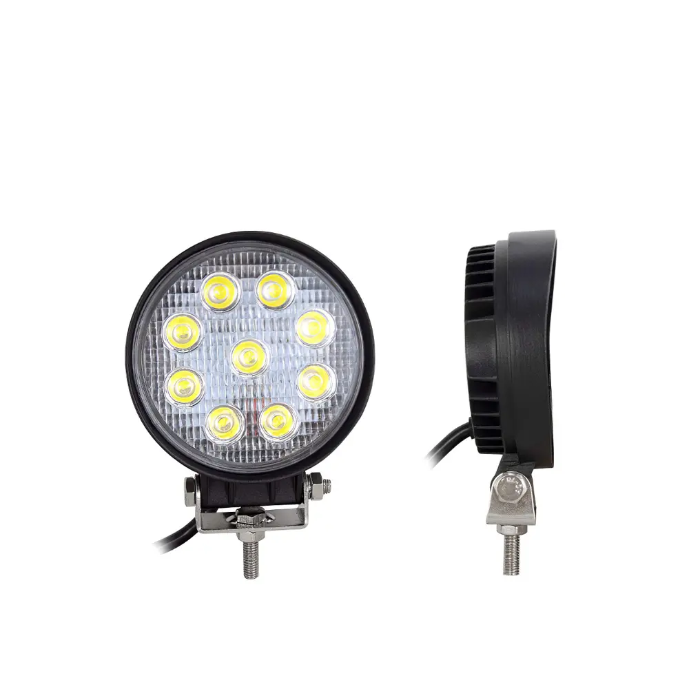 General LED Lamp Work Lights 9-30V 27W 9 Beads 4 inch Refit for Car