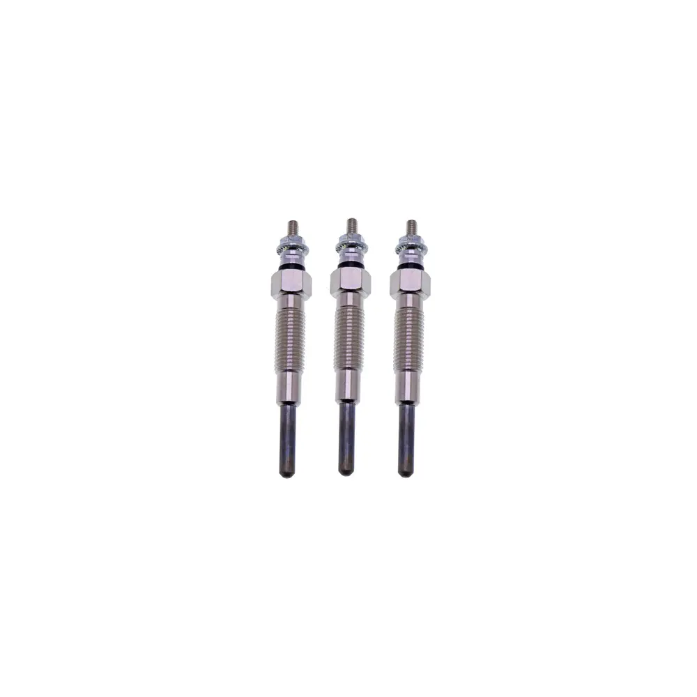 Glow Plug 3 Units 1 Set For Komatsu Excavator PC40FR-1 PC40FR-2 Yanmar Engine 3TNE88 Komatsu Engine 3D88
