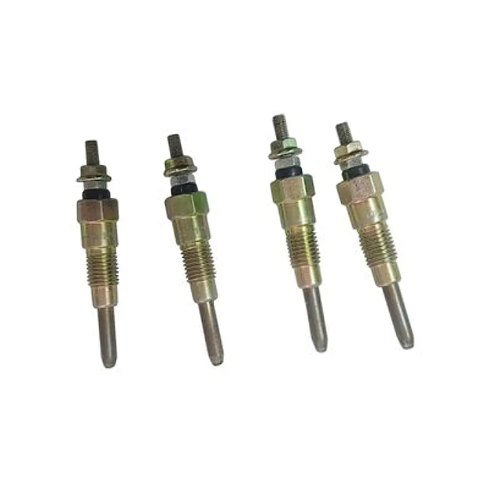 Glow Plug 4 Units 1 Set For Komatsu Backhoe WB70A-1 Yanmar Engine 4TNE98 Komatsu Engine 4D98E