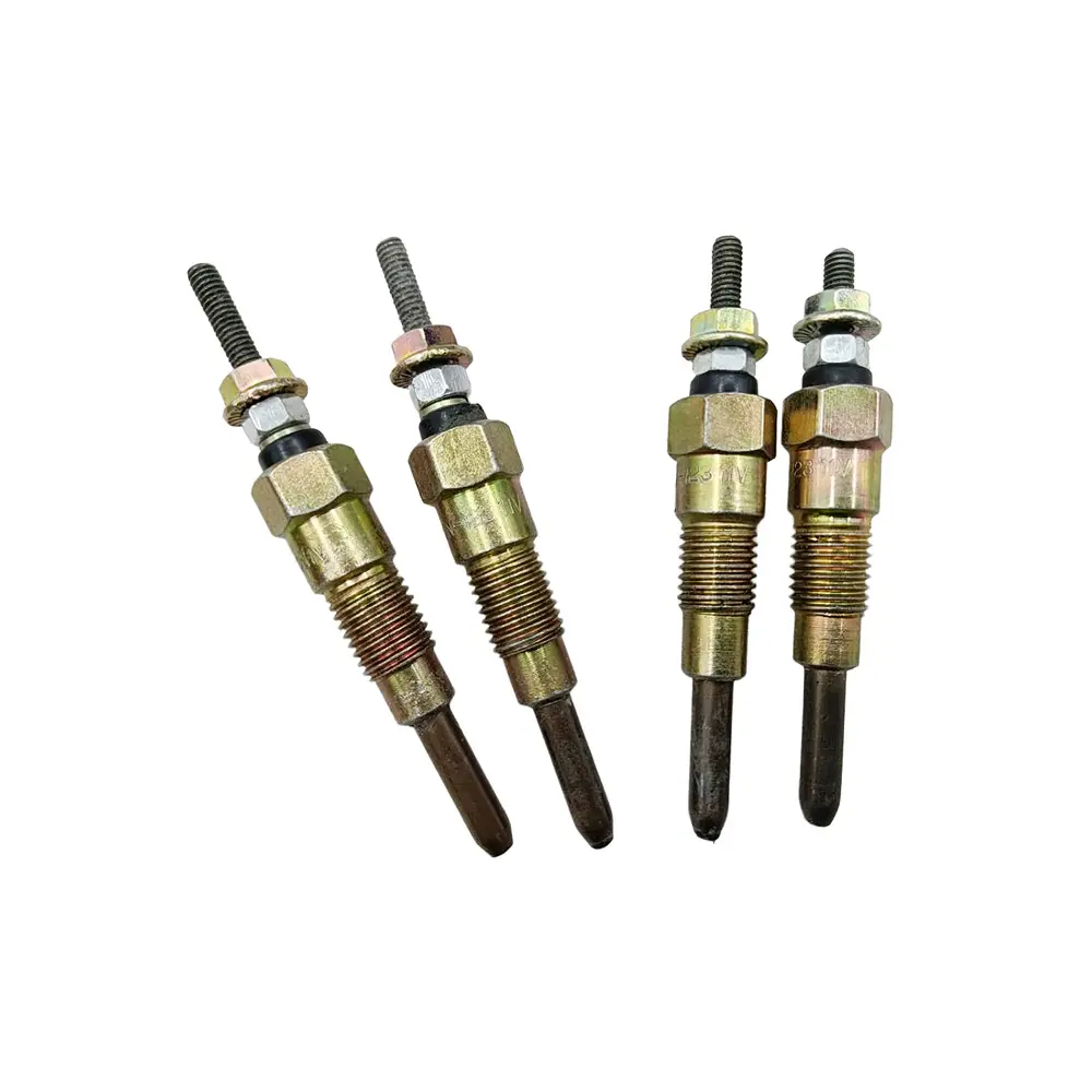 Glow Plug 4 Units 1 Set For Yanmar Engine 4TNE92 Komatsu Engine 4D92E