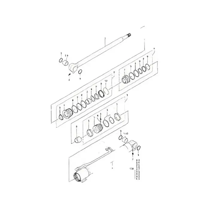Hydraulic Boom Cylinder 4467672 for Hitachi Excavator ZX35U