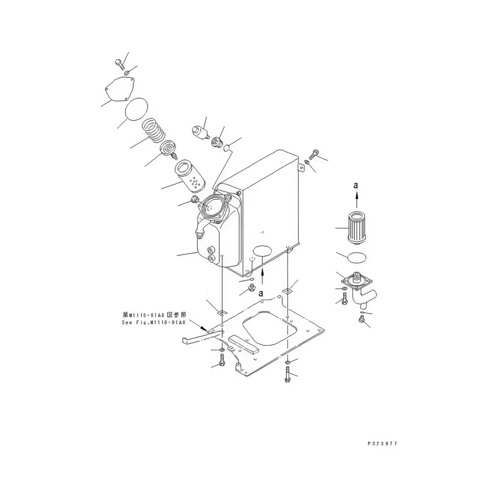 Hydraulic Filter 07063-01054 For Komatsu D40A-3 D355C-3 D41S-3 D41Q-3 D41P-3 D41E-3 D41A-3 D40P-3