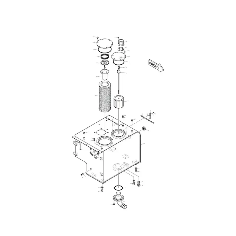 Hydraulic Filter 2474-9016A 2472-9016A For Doosan Daewoo DL220 DL250 DL300 DL350 DL400 DL420 DL450 DL500 DL550