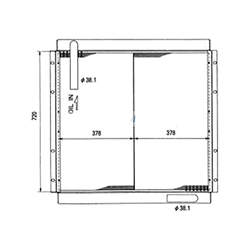 Hydraulic Oil Cooler 2452U384S1 For Kobelco Excavator SK07N2 K907 K907LC MD200BLC