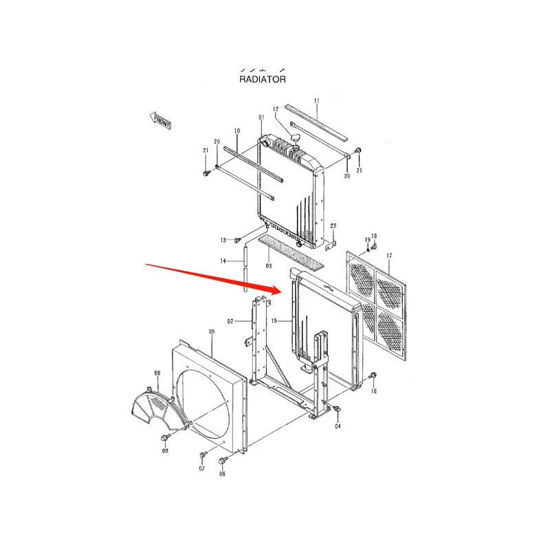 Buy Hydraulic Oil Cooler ASS'Y 4377402 For Hitachi Excavator EX400-5