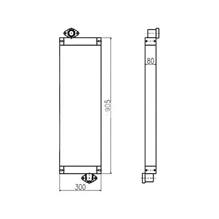 Hydraulic Oil Cooler For Kobelco Excavator SK150-8