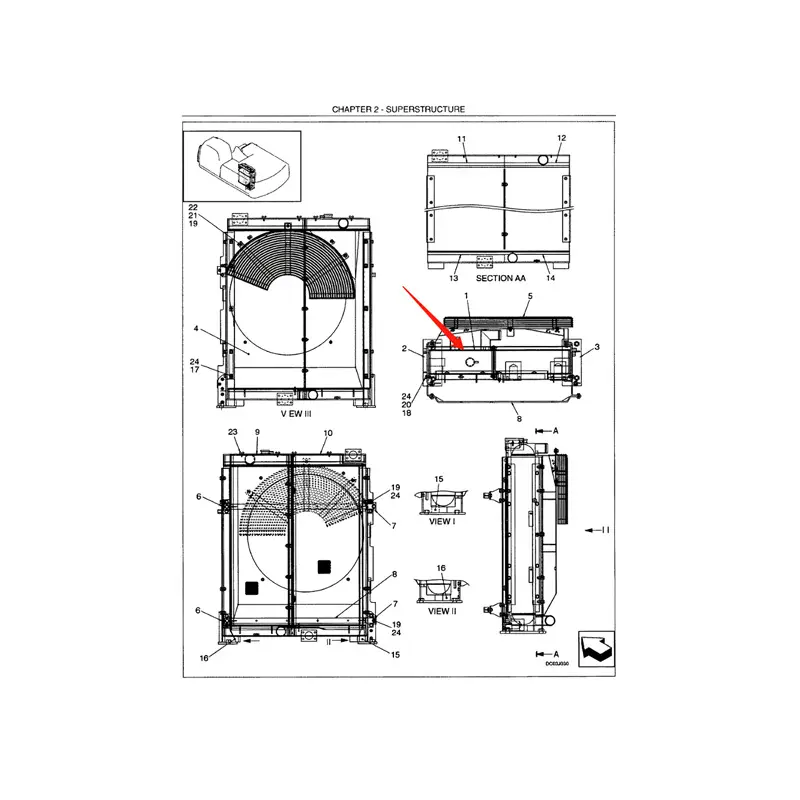 Hydraulic Oil Cooler LC05P00023F1 For Kobelco Excavator SK330LC-6E sale