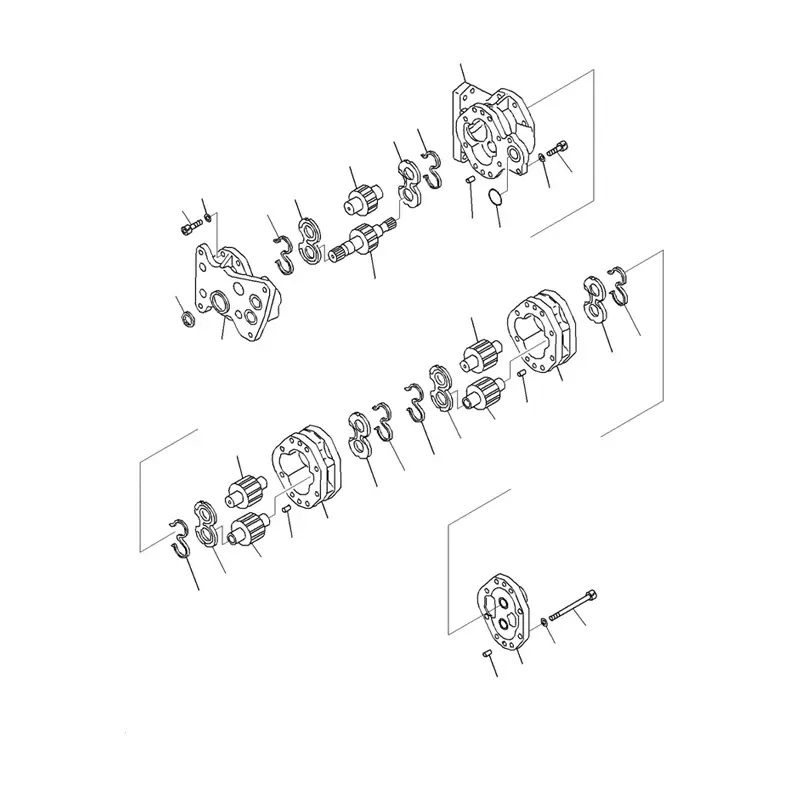 Buy Hydraulic Pump 704-71-44071 For Komatsu Bulldozer D475A-5 D475A-5A D475A-5E0 D475ASD-5E0
