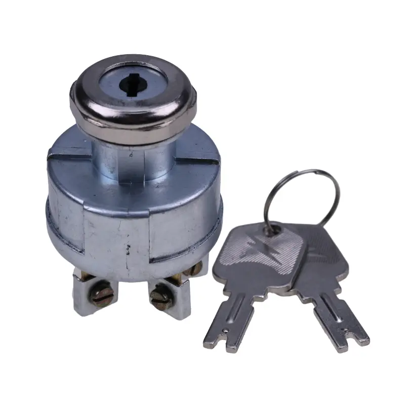 Ignition Switch With 2 Keys 3EB-55-A3621 for Komatsu Engine 4D94LE 4D98E 6D102E Forklift FD20T-16 FD30T-16 FD40T-7 FD45T-7 FG15S-16 FG20S-12 FG25T-12 FG40ZT-7