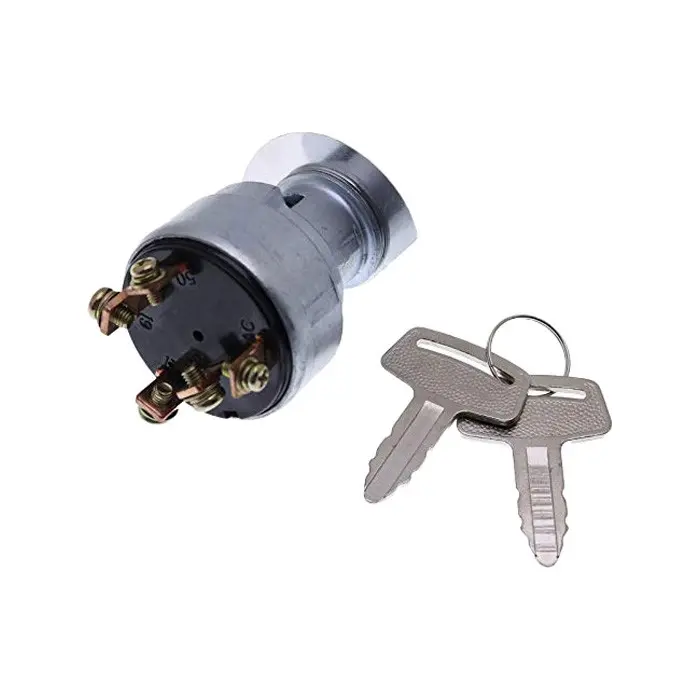 Buy Ignition Starter Switch With Key 1E013-63590 183827 for Hyundai 7-Series Skid Steer Loader HSL800-7 HSL850-7