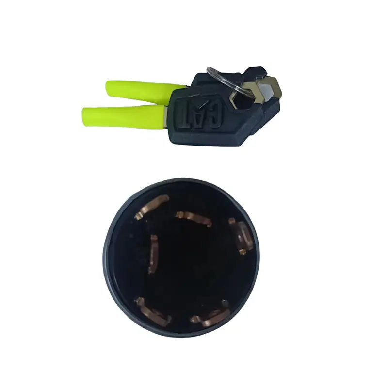 Buy Ignition Switch 6 Wires With 2 Keys 7Y-3918 For Caterpillar Excavator CAT 307 311 312 315 317 320