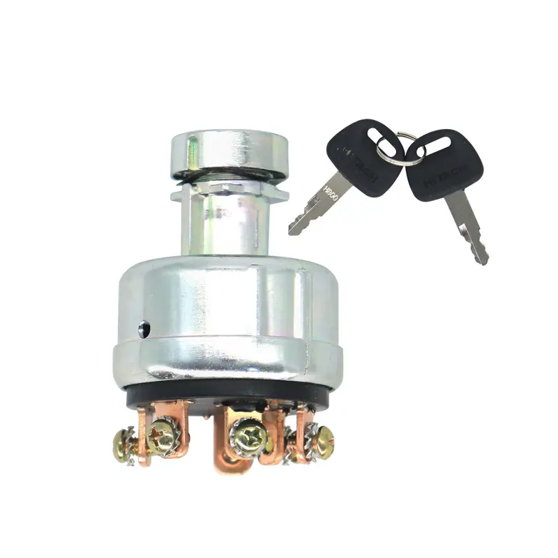 Ignition Switch with 2 keys 4186745 4186743 for Hitachi EX200-1 EX100 EX120 EX150 Excavator